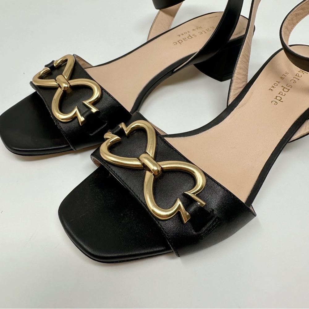 Kate Spade Lagoon Heart Ankle Strap Sandals Size 7 - Picture 3 of 5